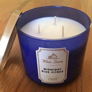 White Barn Midnight Blue Citrus 3 Wick Candle 14.5 oz.